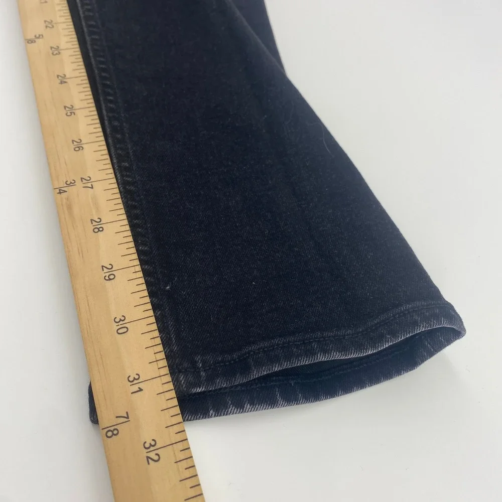 AllSaints Rex Slim Fit‎ Jeans Washed Black Denim Button Fly Mens 30 ME027P